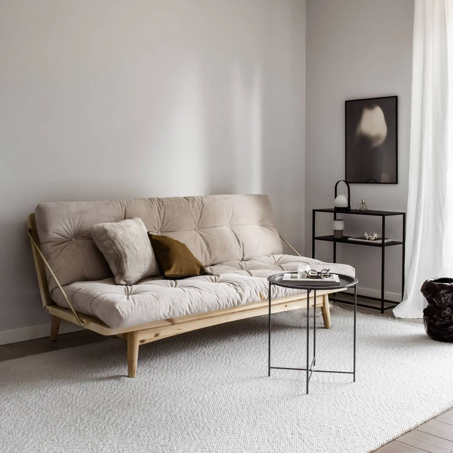 Futon scandinavian design discount